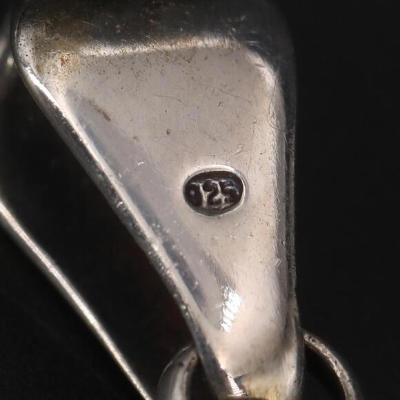 Vintage Sterling Silver Pietro Sorini Ornate Cross Necklace Pendant - 18g - Picture 5 of 5